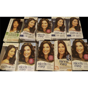 10 #4 clairol dark brown nice n easy root touch up hair color dye #1331